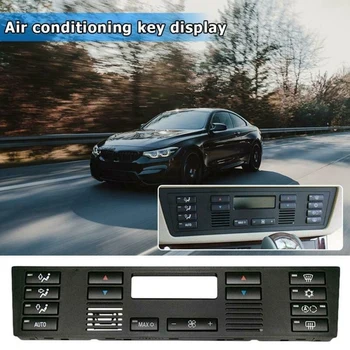 1 PCS 64116915812 64118375645 oro kondicionavimo apdailos skydelis Oro kondicionavimo jungiklio mygtukas Juodas ABS automobilis skirtas BMW X5 E53 E39