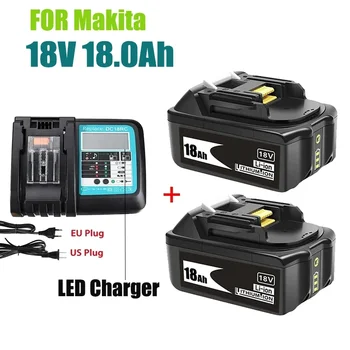 100% Original Makita 18V 1800mAh Aufladbare Power Werkzeuge Batterie mit LED Li-Ion Ersatz LXT BL1860B BL1860 BL1850