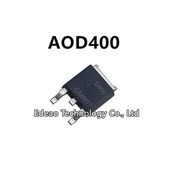 10Pcs/lot NAUJAS D400 AOD400 TO-252 10A/30V N-kanalo MOSFET lauko efekto tranzistorius
