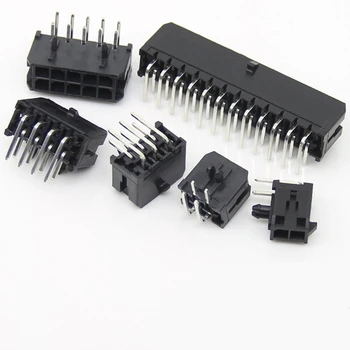 10PCS MX 3.0mm žingsnio jungtis 43045 maža 5557 dvigubos eilės kilpinė sėdynė PCB valdymo plokštė Jungtys