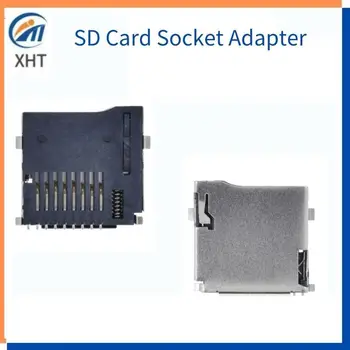 10PCS Push-Push Type TF Micro SD kortelės lizdo adapterio automatinė PCB jungtis