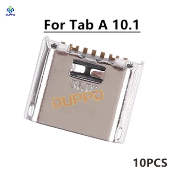 10PCS USB prievado doko jungtis SamSung Tab A 10.1 SM T580 T585 T587 įkrovimo įkroviklio kištuko dalys