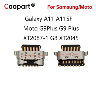 10vnt./lotas Nauja USB įkrovimo prievado jungtis Samsung Galaxy A11 A115F Motorola Moto G9Plus G9Plus XT2087-1 G8 XT2045