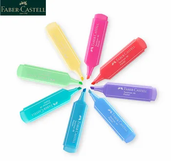 1Pc Faber-Castell žymeklio žymeklio rašiklio spalva, paryškinanti beskonį žymeklį Šviežia daugiaspalvių kanceliarinių saldainių spalvų serija