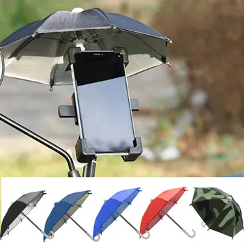 1Set mobiliojo telefono laikiklis Lokomotyvo skėtis Vandeniui atsparus nešiojamas mini skėčio lydinys 