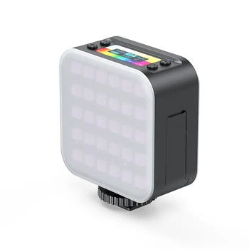 1Set RGB Dual Full Color LED vaizdo lemputė Magnetinė mini užpildymo lemputė Extend 2000Mah Type-C prievadas