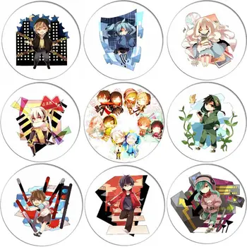 1vnt Anime MekakuCity Aktoriai Kido Cosplay sagė Smeigtukai Kagerou Projektas Q versija Animacinių filmų kolekcija Ženkliukai kuprinės drabužiams