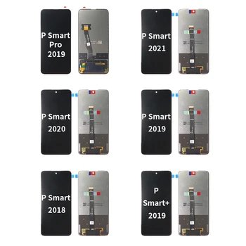 1vnt Aukšta kokybė Huawei P Smart 2018 2019 2020 2021 TFT LCD ekranas Jutiklinio ekrano skaitmeninimo priemonės keitimas Surinkimo dalys