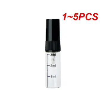 1~5PCS Lot 5ml Fine Mist Spray Bottle Nešiojamas kalibravimo stiklas Pakartotinai užpildomi kvepalų buteliukai Mėginio purkštuvo tuščias butelis