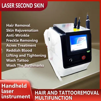 2 in 1 galingas nešiojamas 360 Ipl Opt plaukų šalinimas Tatto taškinio šalinimo mašina Plaukų ir odos gydymas