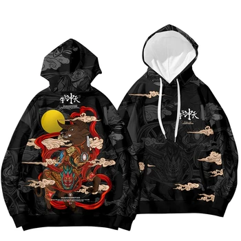 2020 Harajuku džemperis su gobtuvu Hip Hop Print Streetwear Hoodie Rudens žiemos megztinis plius dydis XXS-6XL