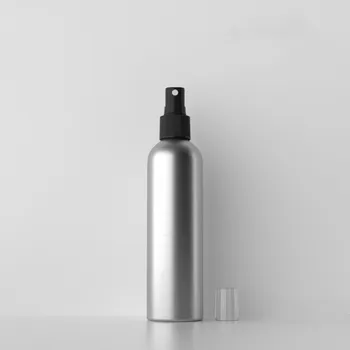 20vnt 250ml tuščias aliuminio indas su purškalo pompa, kvepalų indas su purkštuvu metalinis butelis kosmetikos pakuotei