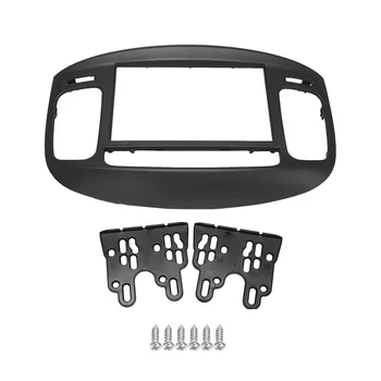 2Din Car Radio Fascia for Accent 09-12 DVD Stereo Frame Plate Adapter Mounting Dash Installation Bezel Trim Kit