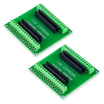 2PCS ESP8266 Breakout Board GPIO 1 į 2 ESP8266 ESP-12E NodeMCU kūrimo valdybai