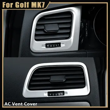 2Vnt Automobilio priekinis oro kondicionierius A/C Vent Outlet lipduko rėmo dangtelis Volkswagen VW Golf 7 7.5 MK7 Mk7.5 2013-2019 Priedai