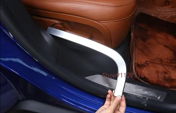 2vnt Maserati Levante automobiliui ABS galinės eilės sėdynių dekoravimo juostelės Apdaila Auto Accessoreis