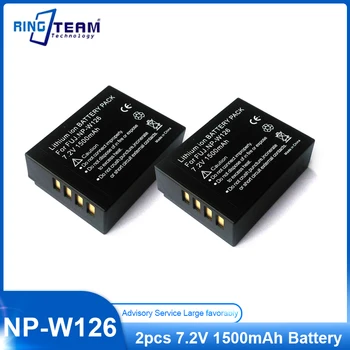 2vnt NP-W126 W126 NPW126 Baterija X-A1 X-A2 X-E1 X-E2 X-M1 X-Pro1 X-T1 IR X-T10 HS30EXR HS33EXR HS35EXR HS50EXR