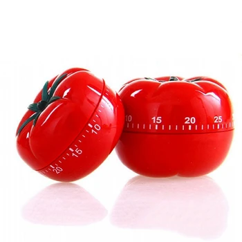 2X 1-60min 360 laipsnių mada miela vidaus virtuvė Praktiškas pomidorų mechaninis atgalinės atskaitos laikmatis