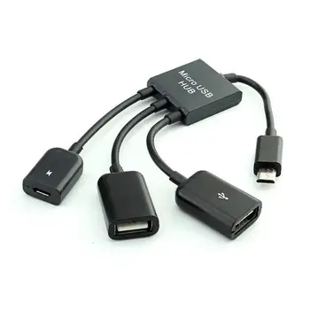3 in 1 USB OTG kabelio adapteris, 