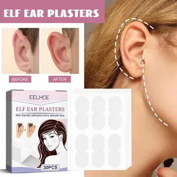 30vnt Elfo ausų lipdukai Kosmetinis ausų korektorius Ausų atramos Estetinis korektoriaus forma V-veido lipdukai Magic Sitcker