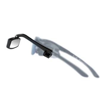 360 laipsnių reguliuojamas MTB plento dviračio akiniai galinio vaizdo veidrodis Universal Pro Bicycle Ultra Light Šalmas Galinis vaizdas
