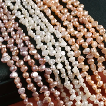 36cm Natūralūs perlų karoliukai Netaisyklingos kultūros gėlavandeniai perlai papuošalams gaminti 