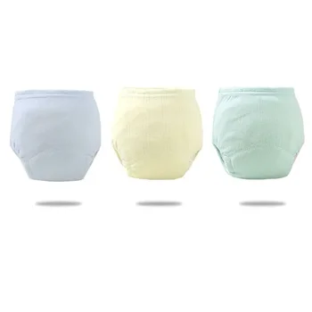 3PC Vaikų puoduko treniruočių kelnės Kūdikių apatiniai drabužiai Tualeto audinys Sauskelnės Kelnės Seluar Kencing Bayi mokymosi kelnės