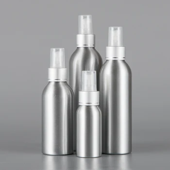 40ml 50ml 100ml 150ml 250ml Tuščias purškimo buteliukas Kosmetinis sidabro purškalo kelioninių kvepalų purkštuvas Aliuminio buteliukai Kvepalų purkštuvas