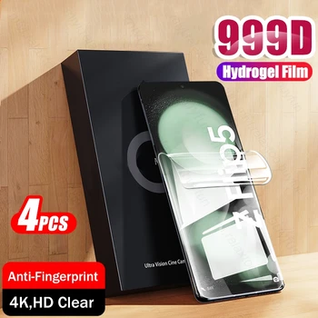 4PCS 100% originali 999D minkšta hidrogelio plėvelė, skirta Samsung Galaxy Z Flip5 5G lenkta ekrano apsauga be stiklo Samsong Flip 5 ZFlip5