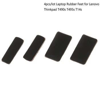 4pcs/lot Nešiojamojo kompiuterio guminės kojos LenovoThinkpad T490s T495s T14s Gen1 apatinio apvalkalo guminių pagalvėlių priedų keitimui