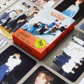 55Pcs/Set Kpop Idol Boy RIIZE Naujas albumas Gaukite gitaros nuotraukų kortelę HD atspausdinta Lomo kortelė WONBIN SOHEE ANTON EUNSEOK Gerbėjų dovanos
