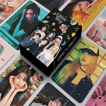55vnt/komplektas KPOP IVE mažų kortelių albumas I'VE MINE LOMO card Any Way atvirukas Wonyoung LIZ Rei Gaeul Leeseo Spausdinti vaizdo nuotraukų kortelę