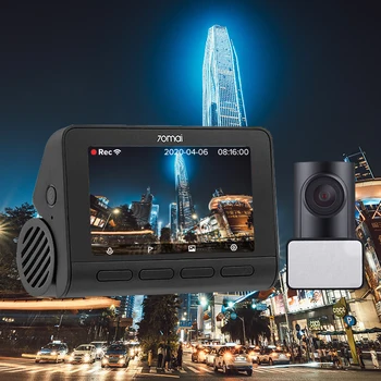 70mai 4K Dash Cam A800S Įmontuotas GPS ADAS 140°FOV 70mai kamera Car DVR 24H parkavimo monitorius Tik priekinė kamera, palaiko galinę kamerą