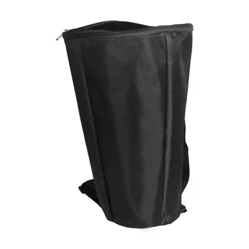 8 colių juodas afrikietiškas būgnų krepšys Nešiojamas Oksfordo medžiaginis krepšys Neperšlampama rankinė Kuprinė Perkusijos būgnų priedai