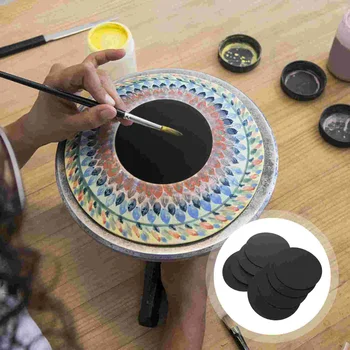 8 vnt Mandala Piešimo lenta Taškavimo įrankiai mandaloms dažyti Juodas popierius Kraft