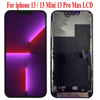 AAA+OLED, skirtas iPhone 13 Pro 13Mini LCD ekranas su jutiklinio ekrano skaitmeninimo priemonės rinkiniu, skirtas 13 Pro Max 13 ekrano pakeitimui