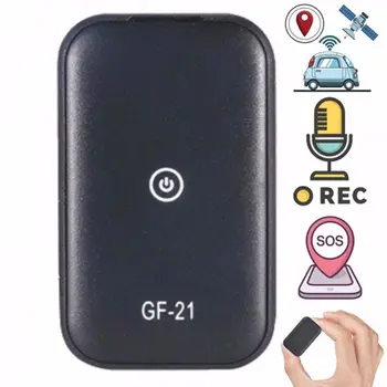 Anti-lost WIFI+LBS+GPS Pos Mini įrašymas Mini GPS vietos sekimas realiuoju laiku GF21 Lokatorius Automobilių sekiklio ieškiklis GPS sekiklis