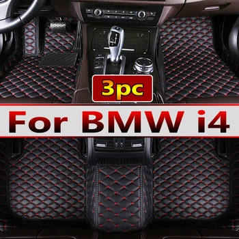 Automobiliniai grindų kilimėliai BMW i4 2022 Custom Auto Foot Pads Automobilių kilimų dangčio salono aksesuarai