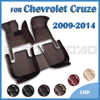 Automobiliniai grindų kilimėliai Chevrolet Cruze Sedanui 2009 2010 2011 2012 2013 2014 Custom Auto Foot Pads Kilimų dangtelio salono aksesuarai