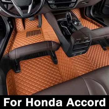 Automobiliniai grindų kilimėliai Honda Accord(10th GEN. Non-hybrid)2018-2021 2019 Custom Auto Foot Pads Automobile Carpet Cover priedai