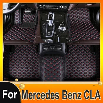 Automobiliniai kilimėliai pilnas komplektas Mercedes Benz CLA C118 2020 ~ 2022 Anti-dirt Pad Automobilių grindų kilimėliai Vandeniui atsparus grindų kilimėlis Kilimas Automobilių priedai