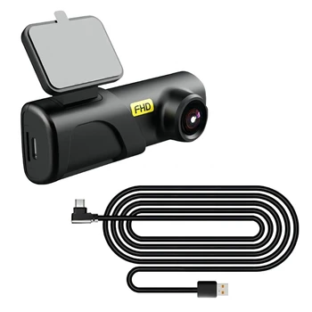 Automobilio DVR vairavimo kamera Wifi vaizdo kameros palaikymas Galinio vaizdo kamera Vaizdo registratorius Naktinis įrašymas Dashcam 24H Parkavimo monitorius J60F