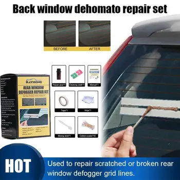 Automobilio galinio lango defogger remonto komplektas Pasidaryk pats greitas remontas Subraižytas sulūžęs atitirpinimo šildytuvas Tinklelio linijos Automatinės priežiūros įrankiai Priedai