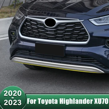 Automobilio priekinio buferio lūpų skirstytuvas sugadina difuzoriaus apsauginio dangtelio lipduką, skirtą Toyota Highlander XU70 Kluger 2020 2021 2022 2023 Hibridas