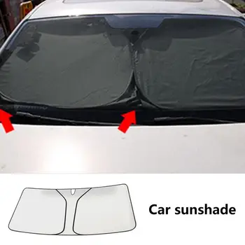 Automobilio priekinis stiklas Apsauga nuo saulės Aukštos kokybės medžiaga Sumažinkite temperatūrą Priekinis stiklas Apsauga nuo saulės Puikus montavimo efektas lengviesiems automobiliams Sunkvežimiai
