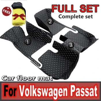 Automobilių grindų kilimėliai VW Volkswagen Passat B8 GT 2015~2022 Patvarūs kilimėliai Apsauginiai kilimai Prabangus odinis kilimėlis Automobilių aksesuarai 2016