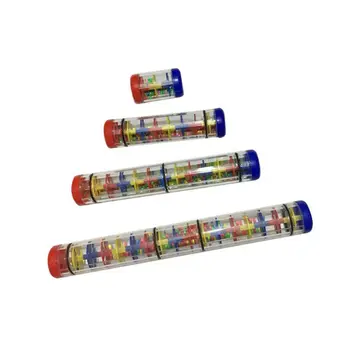 Baby Rainmaker Mini žaislas - Lietaus lazdelės muzikos instrumentas kūdikiams, mažiems vaikams ir vaikams - sensorinio vystymosi ritmo purtyklė