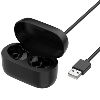 Belaidžio įkrovimo dėklas su USB kabeliu, skirtas Jabra 75T / Active 75T Su Bluetooth suderinamoms ausinėms patogi dėžutė W3JD