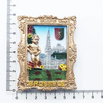 Belgijos šlapimo vaikas šaldytuvo magnetas Dovanų derva Dekoravimo žinutė Lipdukas Kelioninis suvenyras