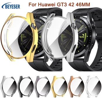 BEYESER TPUCase for HuaWei GT3 42 46MM išmaniųjų laikrodžių priedai 